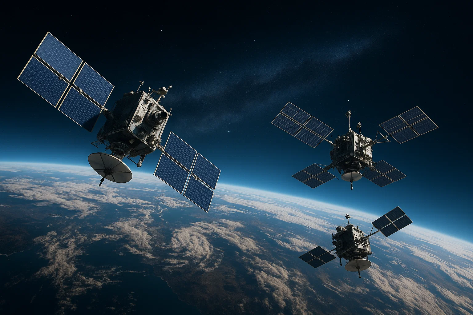 Space stars background